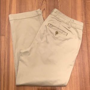 LOFT cropped Khaki Pants